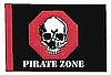 Pirate Zone 12"x18" Flag